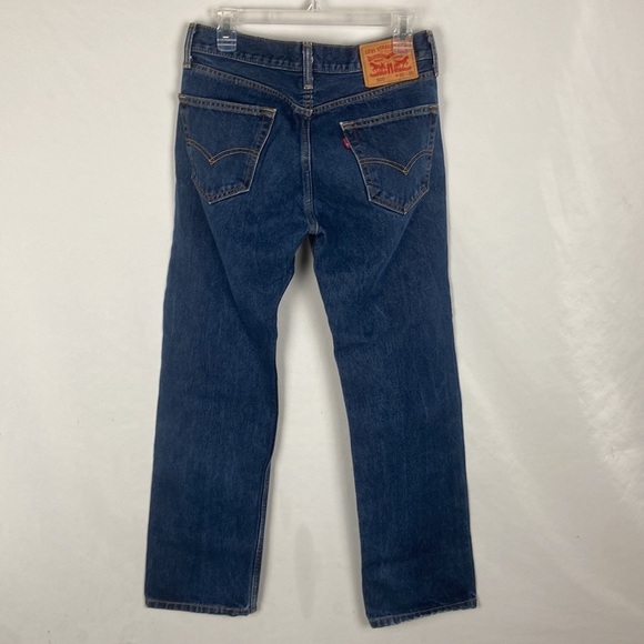 EUC Levi’s 505 Straight Leg Classic Fit Medium Wash Jeans -Size 30x30 - Picture 3 of 7